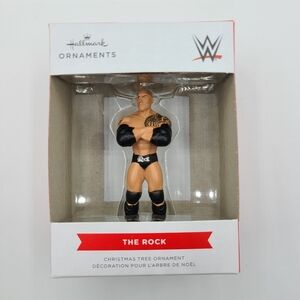 NWT Hallmark WWE THE ROCK Christmas Tree Ornament
